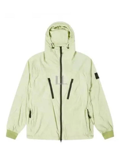 Skin Touch Nylon TC Hooded Jacket Green - STONE ISLAND - BALAAN 2