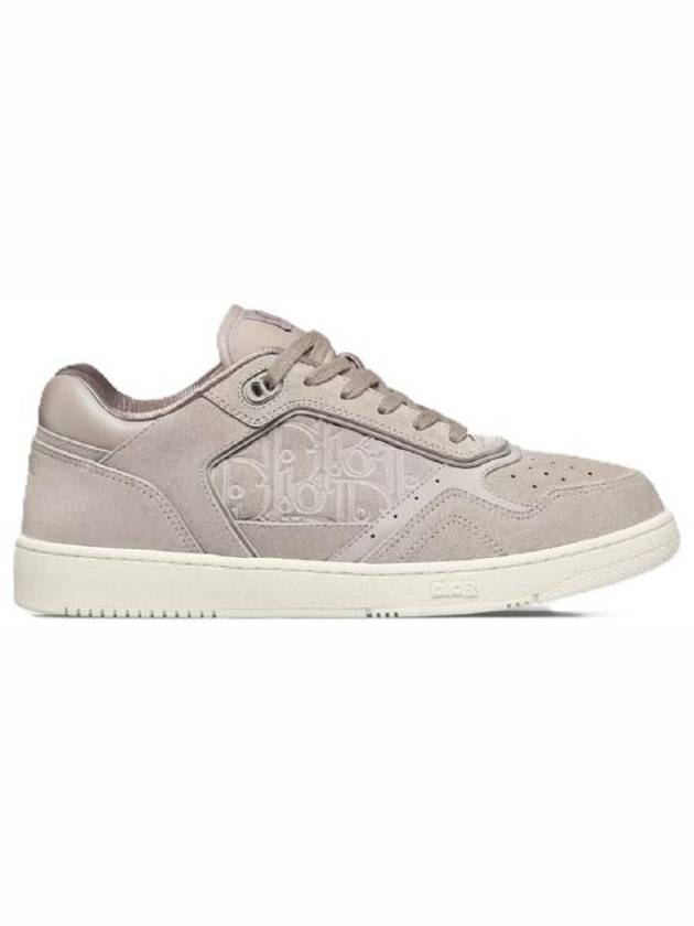 Elegant Suede Low Top Sneakers Grey - DIOR - BALAAN 2