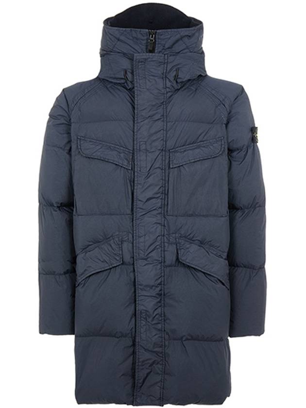 Wappen Patch Crinkle Reps Long Padding Navy - STONE ISLAND - BALAAN 2