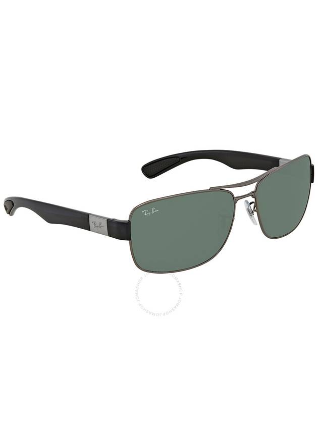 Ray Ban Green Classic Rectangular Men's Sunglasses RB3522 004/71 64 - RAY-BAN - BALAAN 2