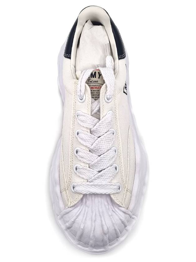 Blakey OG Sole Canvas Low Top Sneakers White - MAISON MIHARA YASUHIRO - BALAAN 5