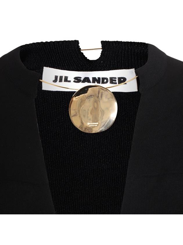 Black Virgin Wool Sweater J02NF0002J14595001 B0560956554 - JIL SANDER - BALAAN 4