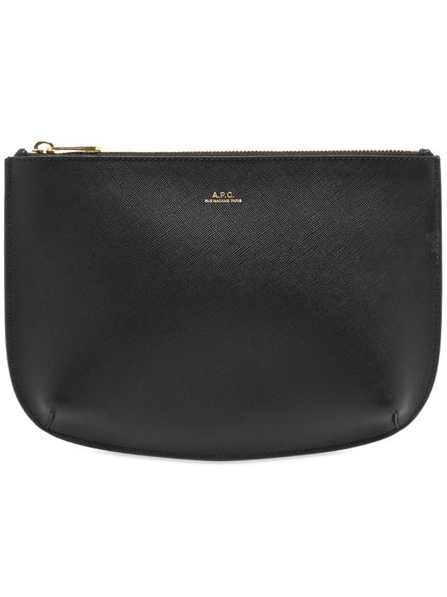 Half Moon Sarah Clutch Bag Black - A.P.C. - BALAAN 1