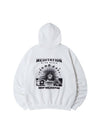 Meditation Graphic Oversized Hoodie White - ULKIN - BALAAN 2