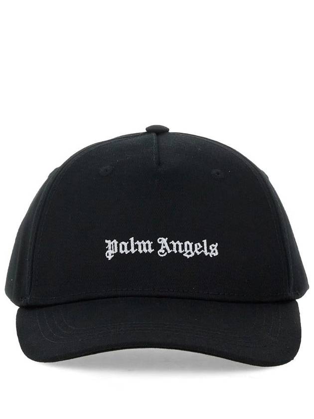 Classic Logo Ball Cap Black - PALM ANGELS - BALAAN 2