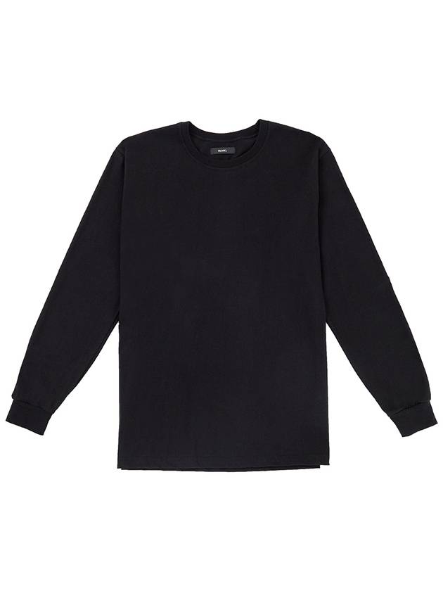 Men's Print Long Sleeve T-Shirt Black 008 - ELWKSTUDIO - BALAAN 1