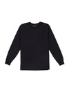 Men's Print Long Sleeve T-Shirt Black 008 - ELWKSTUDIO - BALAAN 1