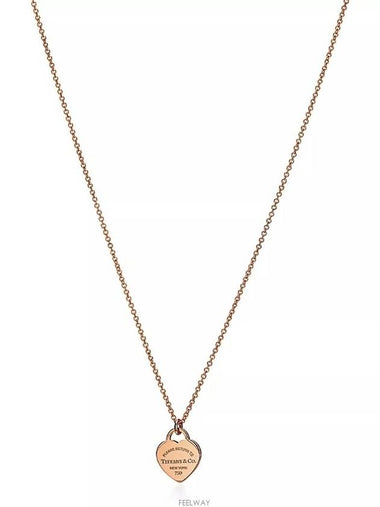 Tiffany Return to Heart Tag Pendant Rose Gold Mini - TIFFANY & CO. - BALAAN 1