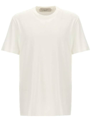 Golden Goose Distressed Cotton T-Shirt - GOLDEN GOOSE - BALAAN 1