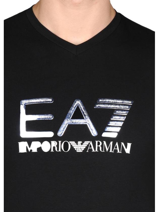 EA7 Graphic Logo TShirt Black 273911 6P206 00020 - EMPORIO ARMANI - BALAAN 2