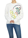 Logo Print Long Sleeve T-Shirt White - MONCLER - BALAAN 6