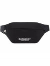 Logo Print Nylon Sonny Bum Belt Bag Black - BURBERRY - BALAAN 2