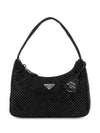 Crystal Satin Mini Bag Black - PRADA - BALAAN 2