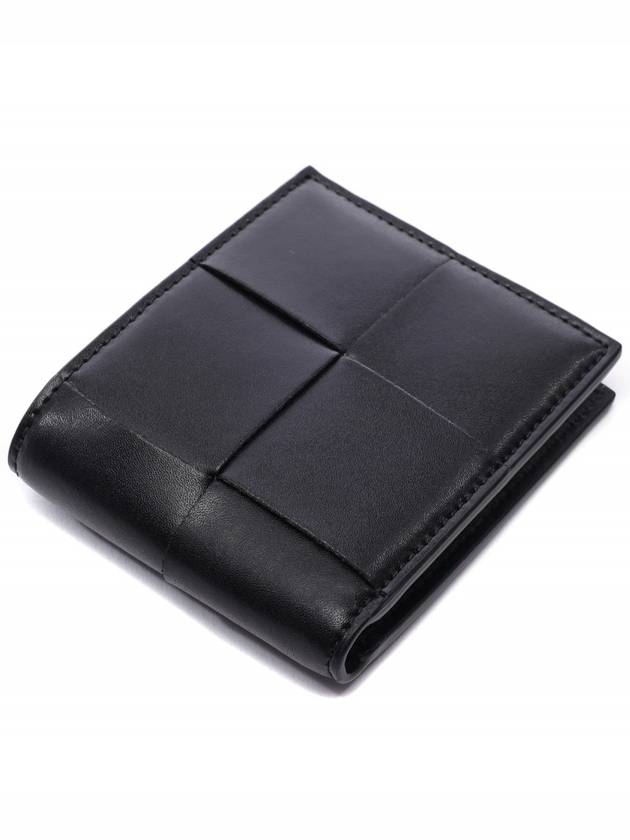 Intrecciato Half Wallet Black - BOTTEGA VENETA - BALAAN 6