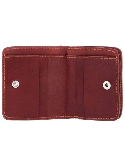 elegant red kangaroo leather wallet with card slots - GUIDI - BALAAN 2