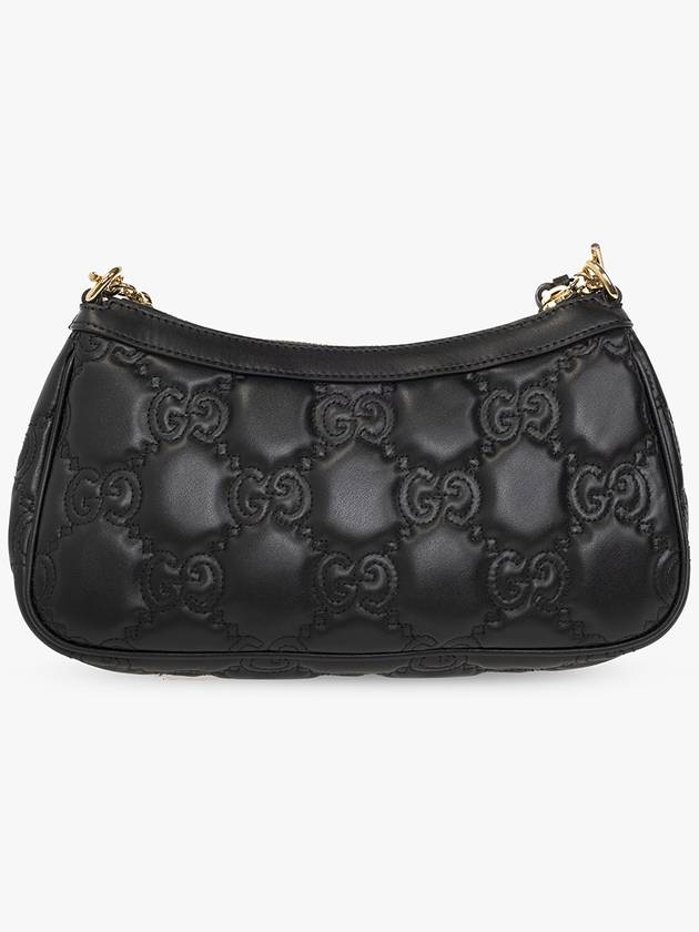 Women's GG Matelasse Leather Cross Bag Black - GUCCI - BALAAN 4