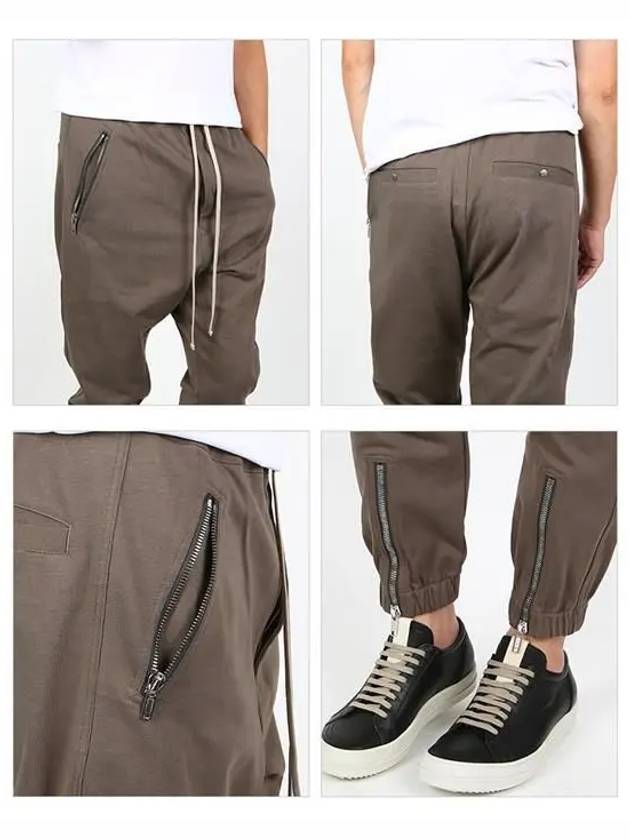 Tecuatl Cotton Track Pants Dust - RICK OWENS - BALAAN 4