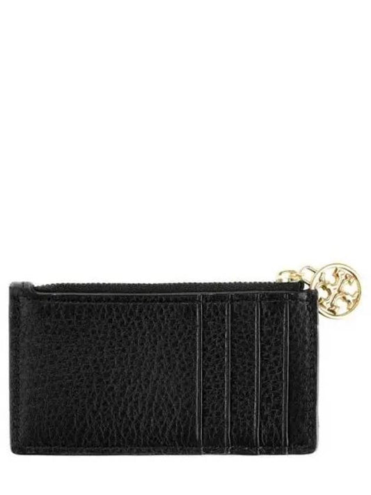 Women's Miller Zipper Card Wallet Black - TORY BURCH - BALAAN 2