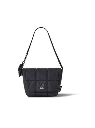 WH Puffer Messenger Bag M 2089 Black - KANGOL - BALAAN 1