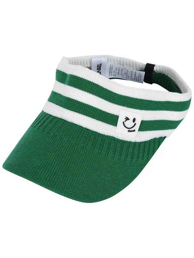 Color combination knit sun visor MX3MA510WHT - P_LABEL - BALAAN 7