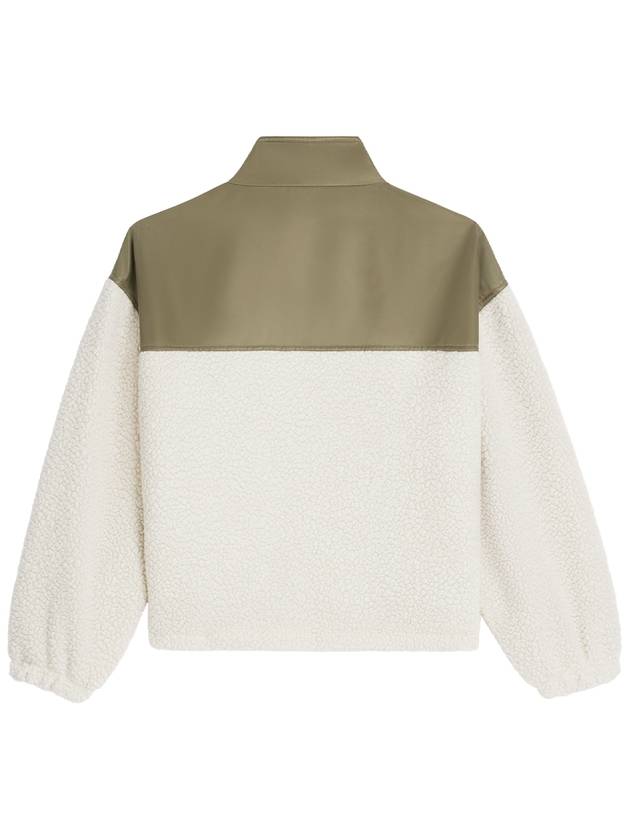 Cashmere Shearling Jacket Green - CELINE - BALAAN 3