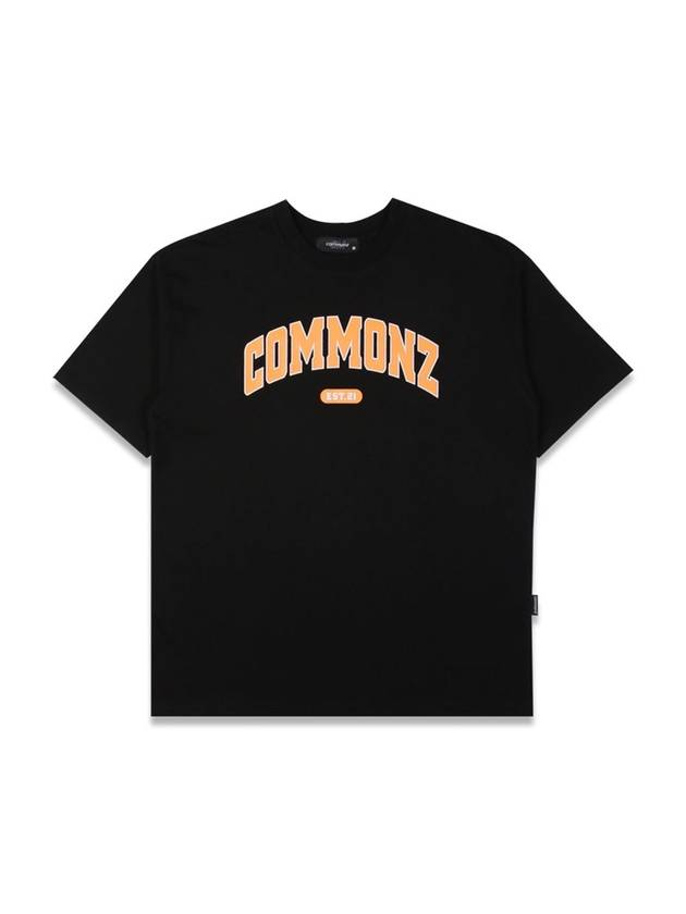 Essentials Arch Logo Short Sleeve T-Shirt Black - COMMONZ - BALAAN 2