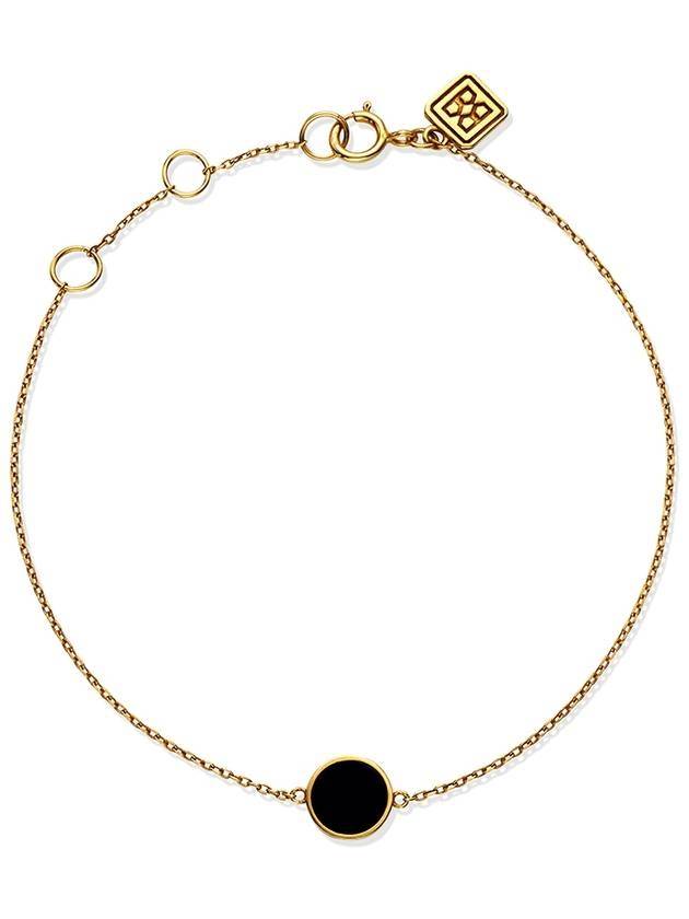 Roca Mini Round Onyx Bracelet Gold - BE/GINS - BALAAN 1