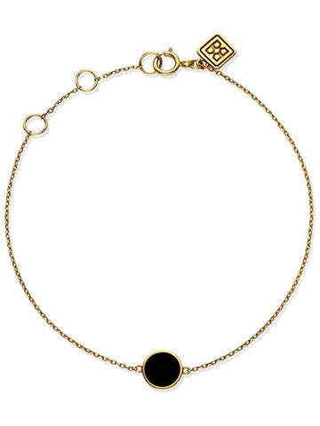 Roca Mini Round Onyx Bracelet Gold - BE/GINS - BALAAN 1