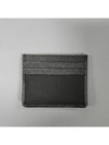 Triangle Logo Saffiano Leather Card Wallet Black - PRADA - BALAAN 5