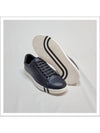 Asher Logo Leather Low Top Sneakers Navy - BALLY - BALAAN 4