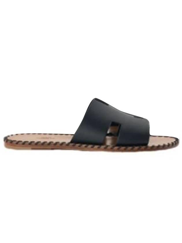 Izmir Slippers Black - HERMES - BALAAN 1