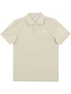 Men's NSW Sportswear Essential Matchup Short Sleeve Polo Shirt Beige - NIKE - BALAAN 1