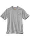 Pocket short sleeve t shirt heather gray K87 HGY - CARHARTT - BALAAN 2