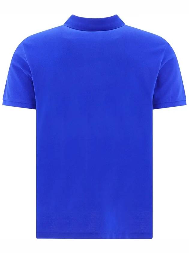 Pony Logo Embroidered Slim Fit Short Sleeve PK Shirt Royal Blue - POLO RALPH LAUREN - BALAAN 4