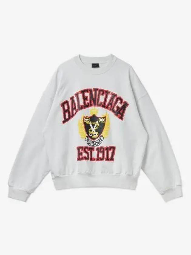 Graphic Printing Sweatshirt White - BALENCIAGA - BALAAN 2