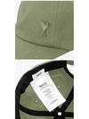 De Coeur Logo Ball Cap Sage - AMI - BALAAN 4