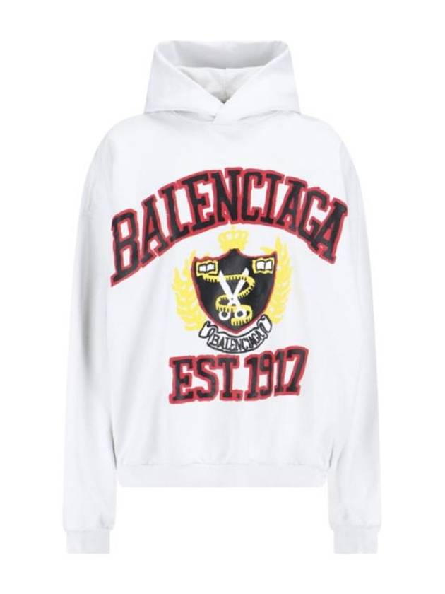 DIY College Medium Fit Hoodie White - BALENCIAGA - BALAAN 2