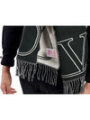 Men's V Logo Jacquard Muffler - VALENTINO - BALAAN 6