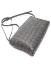 Intrecciato Leather Mini Cross Bag Fondente - BOTTEGA VENETA - BALAAN 5