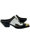 Women's Studded Loafer Mule 17186184JS - VERSACE - BALAAN 5