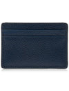 Pebble Leather Card Wallet Navy - MICHAEL KORS - BALAAN 4