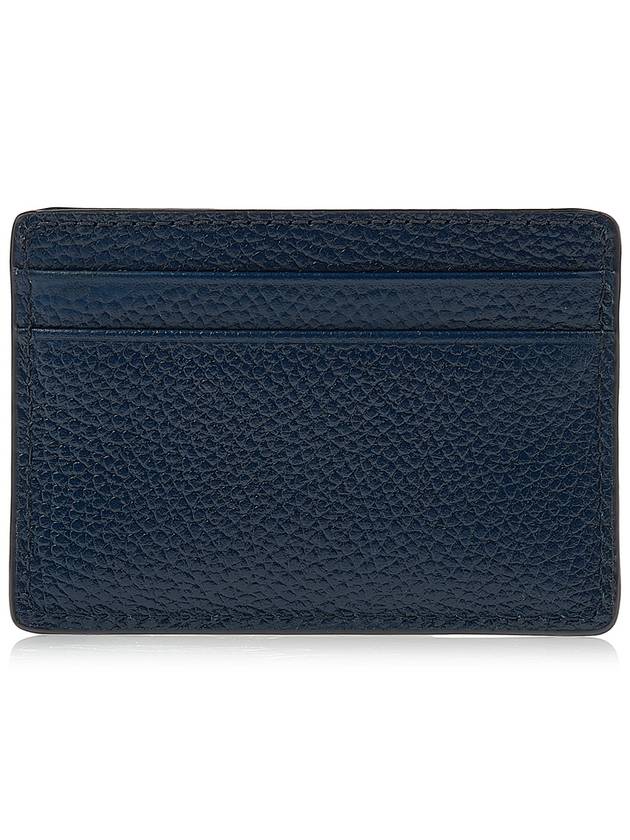 Pebble Leather Card Wallet Navy - MICHAEL KORS - BALAAN 4