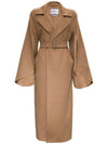 Women's Cape Coat Beige - MAX MARA - BALAAN.