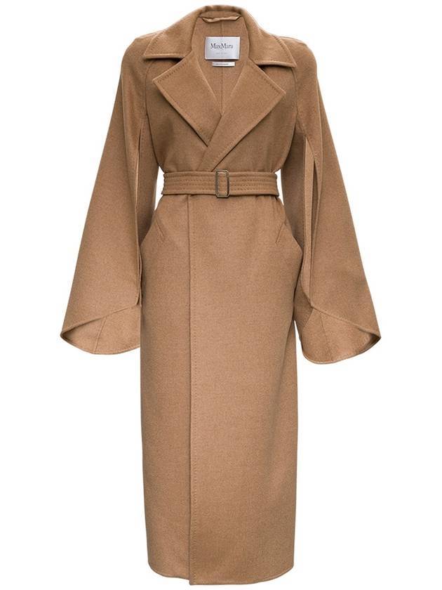 Women's Capes Single Coat Beige - MAX MARA - BALAAN 1