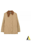 Diamond Quilted Thermoregulated Barn Jacket Honey - BURBERRY - BALAAN 2