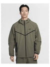 Tech Woven Windrunner Full Zip Jacket M Medium Olive Black HM7152 223 - NIKE - BALAAN 2