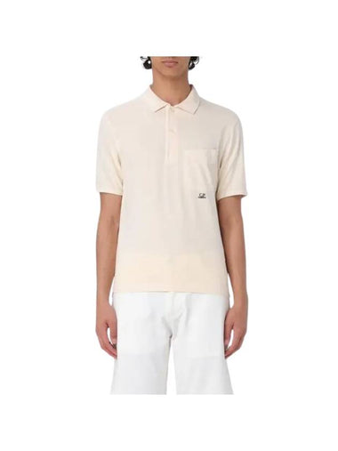 Pocket Polo Shirt Sand - CP COMPANY - BALAAN 1