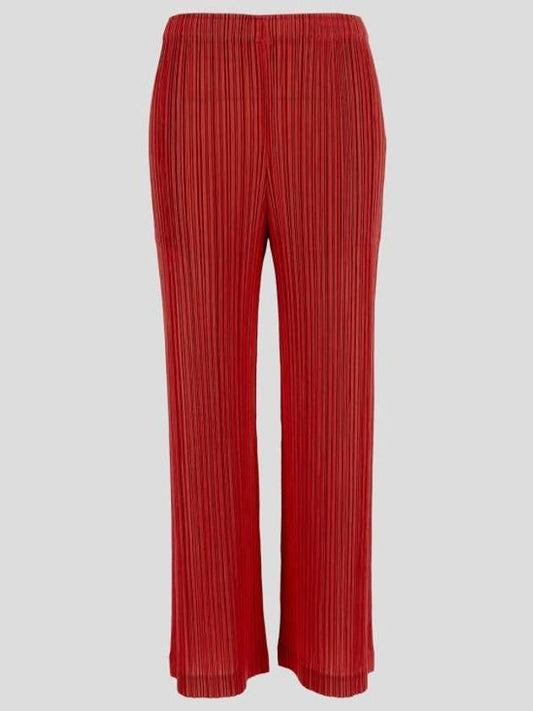 Thicker Bottoms 1 Wide Pants Red - ISSEY MIYAKE - BALAAN 1