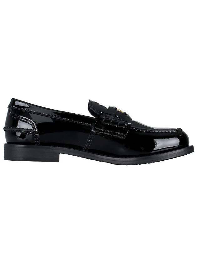 Patent Leather Penny Loafers Black - MIU MIU - BALAAN 5