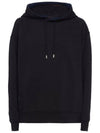 12Th Anniversary Yala Logo Trimming Hoodie Black - ACNE STUDIOS - BALAAN 1